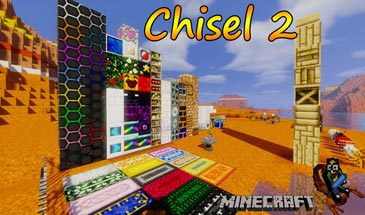 Мод Chisel 2 - новые декорации для Майнкрафт
